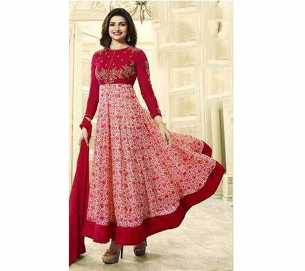 Semistiched Georgette Three Piece (Copy)