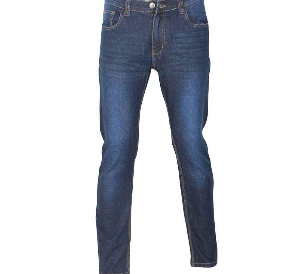 Mens Semi Narrow Blue Jeans Pants