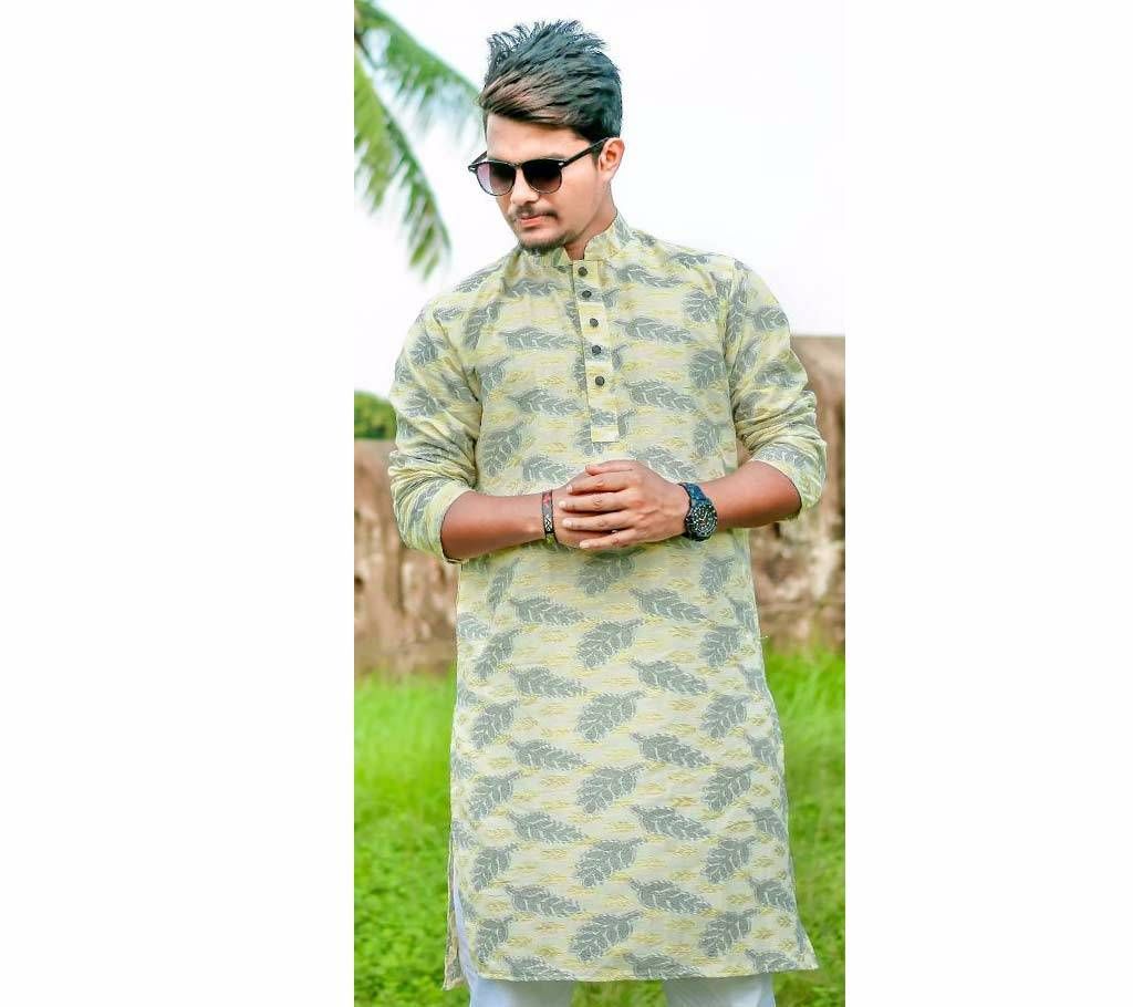 Long Sleeve Jamdani Punjabi