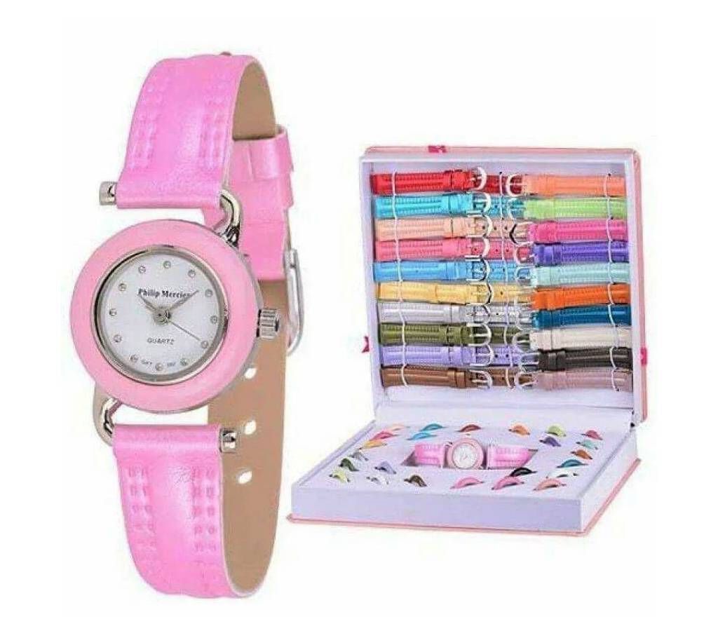 21 IN 1 Changable Dial Ladies Watch
