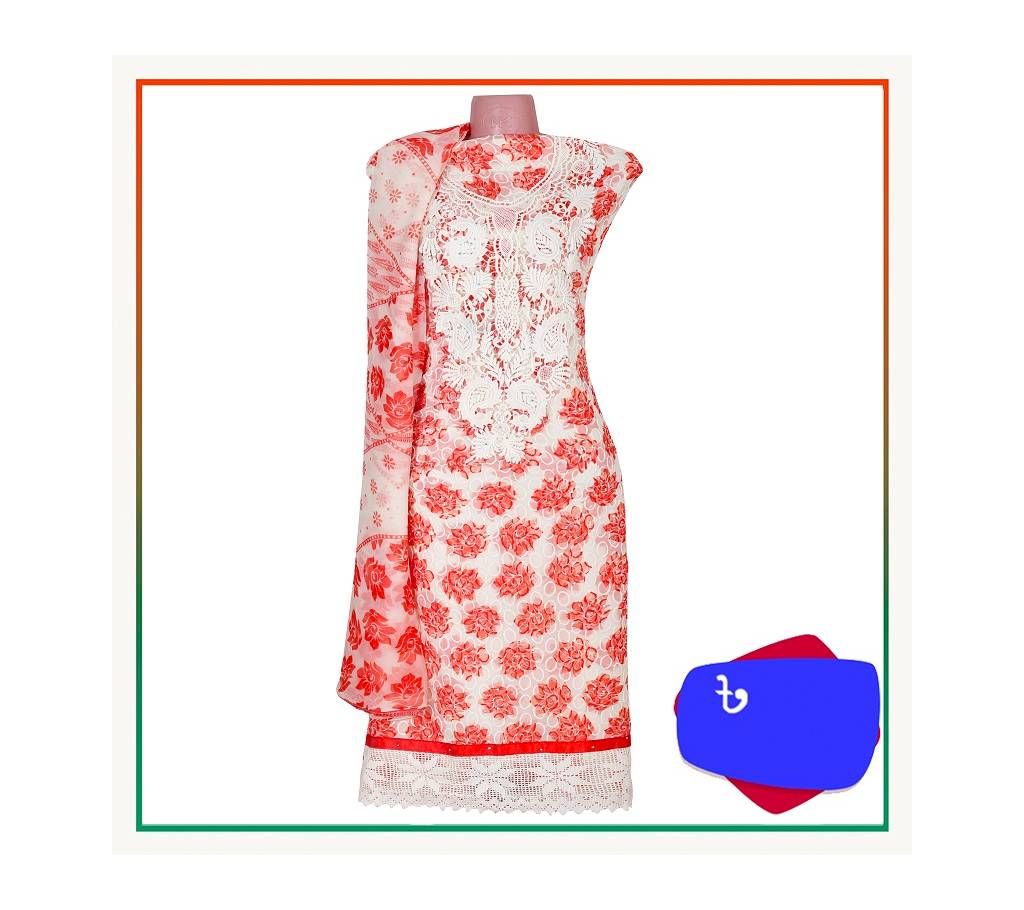 Orange Shiffon Jorjet Salwar Kameez