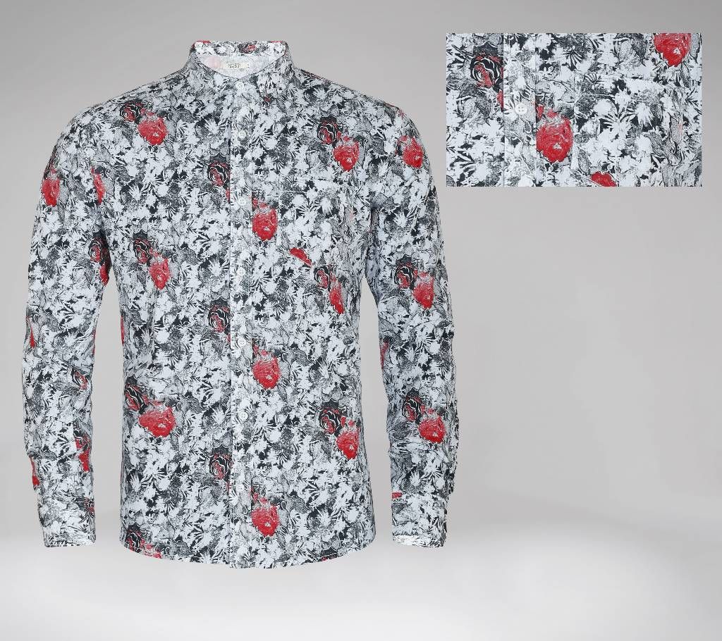 Ross print casual shirt for men