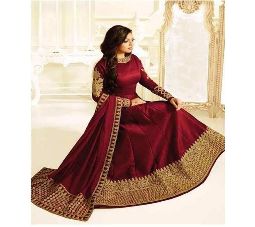  Semi Stitched Replica Cotton Long Suit