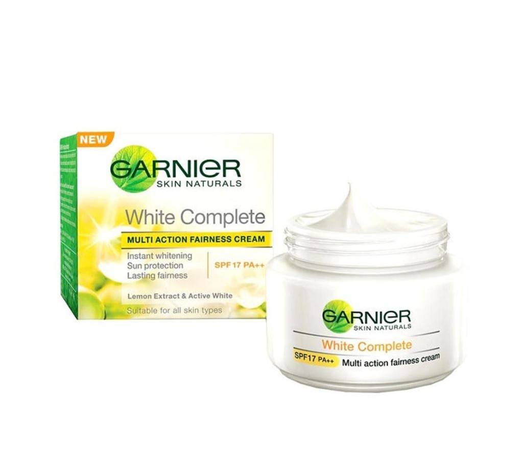 Garnier White Complete Multi Action Fairness Cream India 