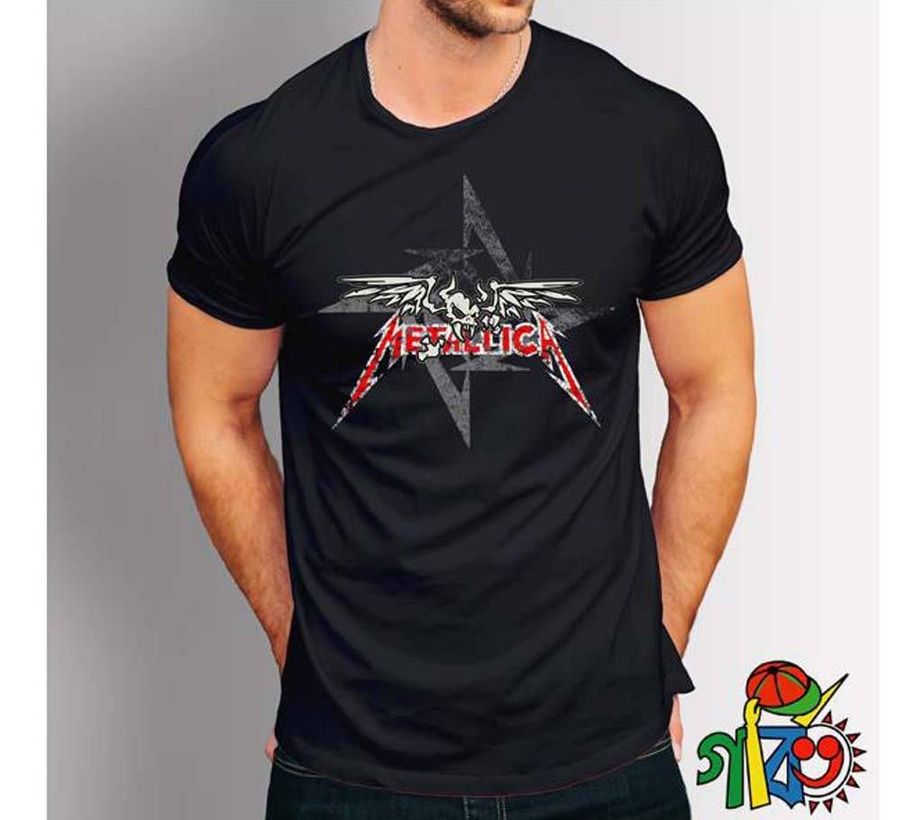 Metallica Men's round neck  T-shirt