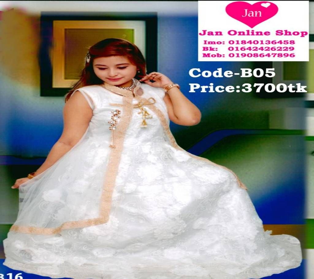 Silk Frok For Girls