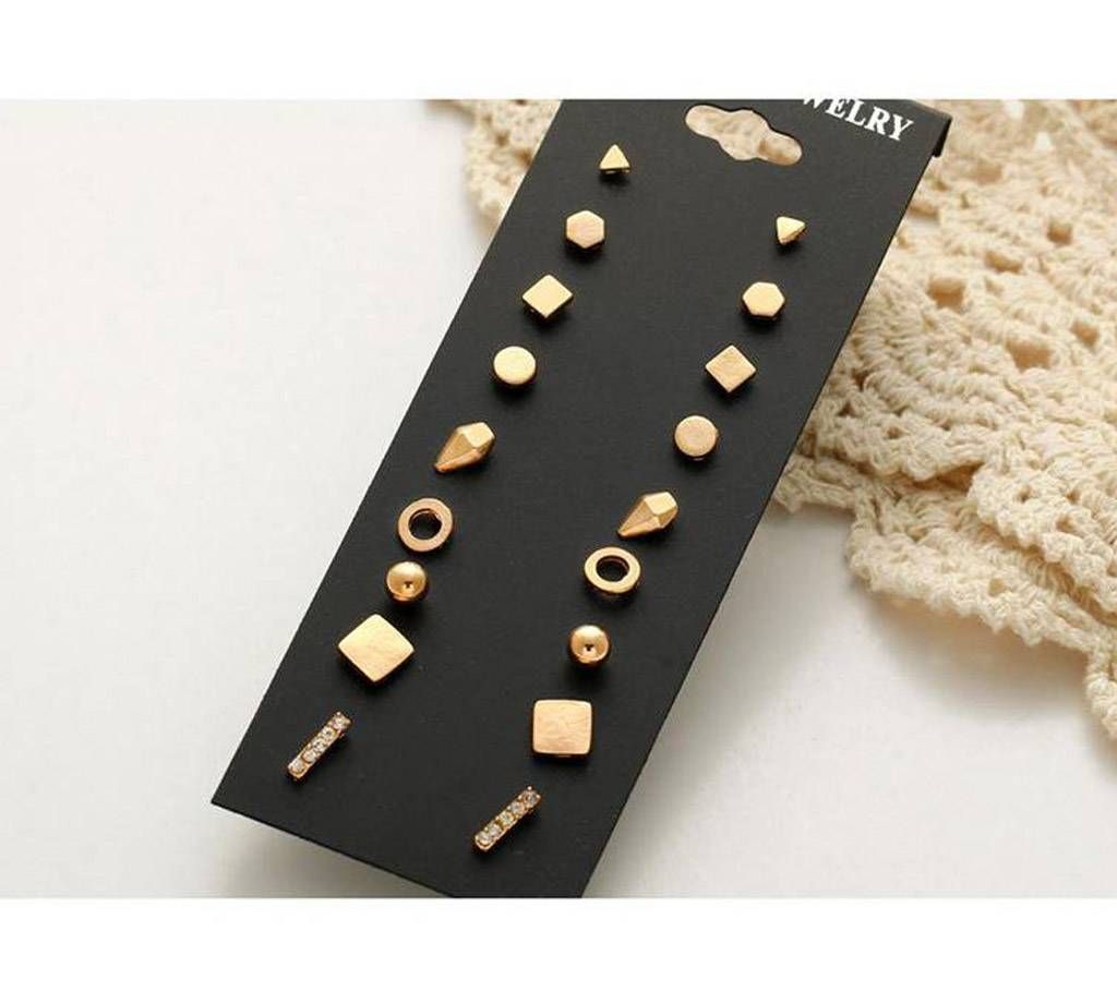 9 Pairs Earring Set