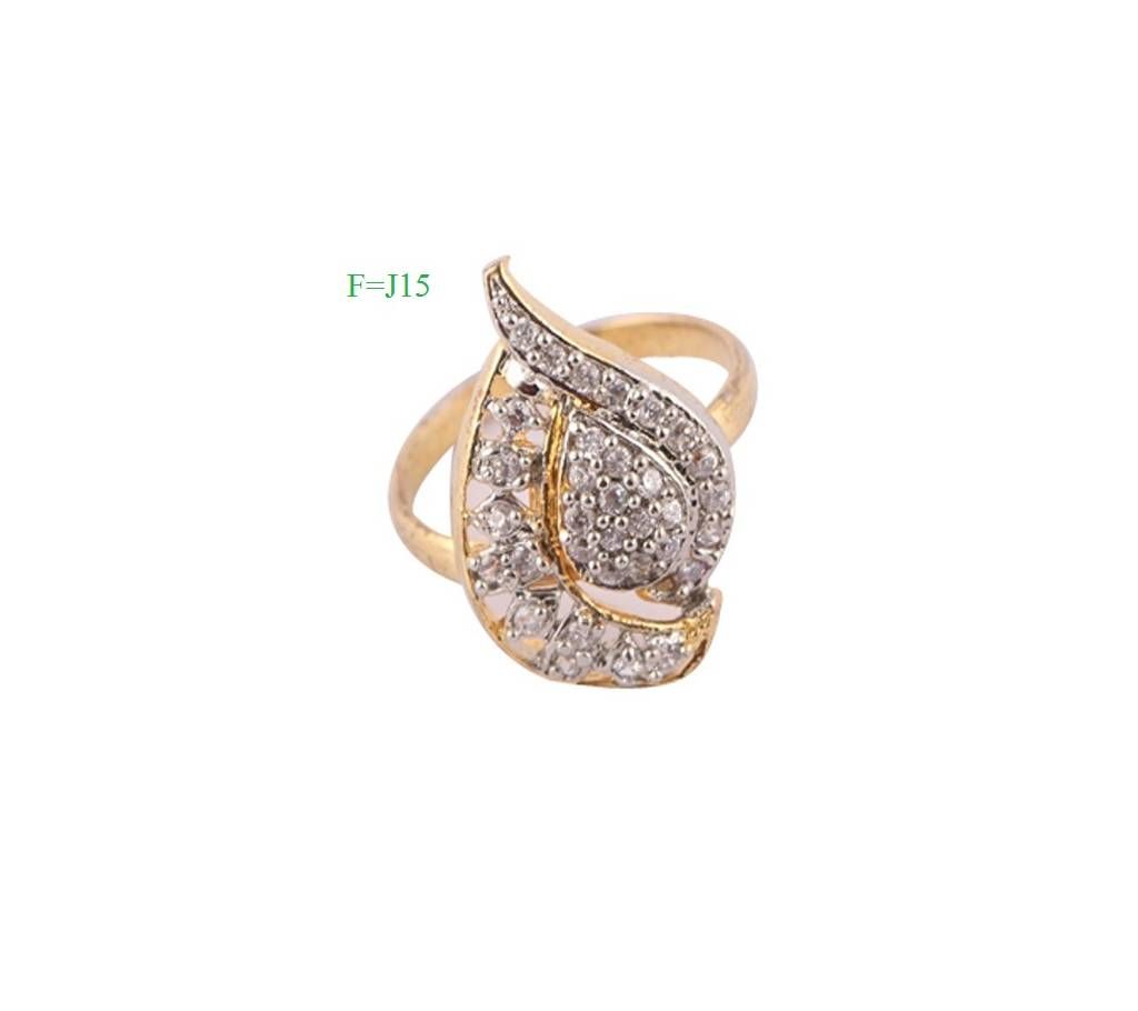 Indian gold plated finger ring-15