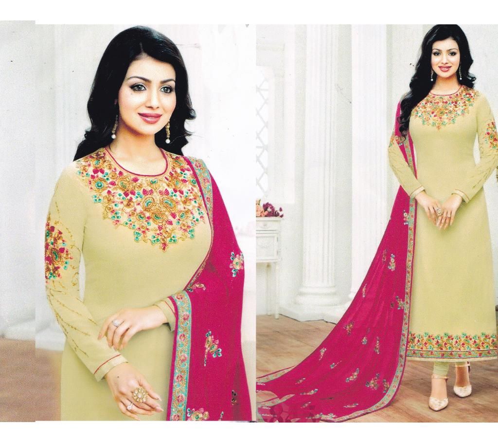 Georgette Gorgeous Embroidery three ps - Copy