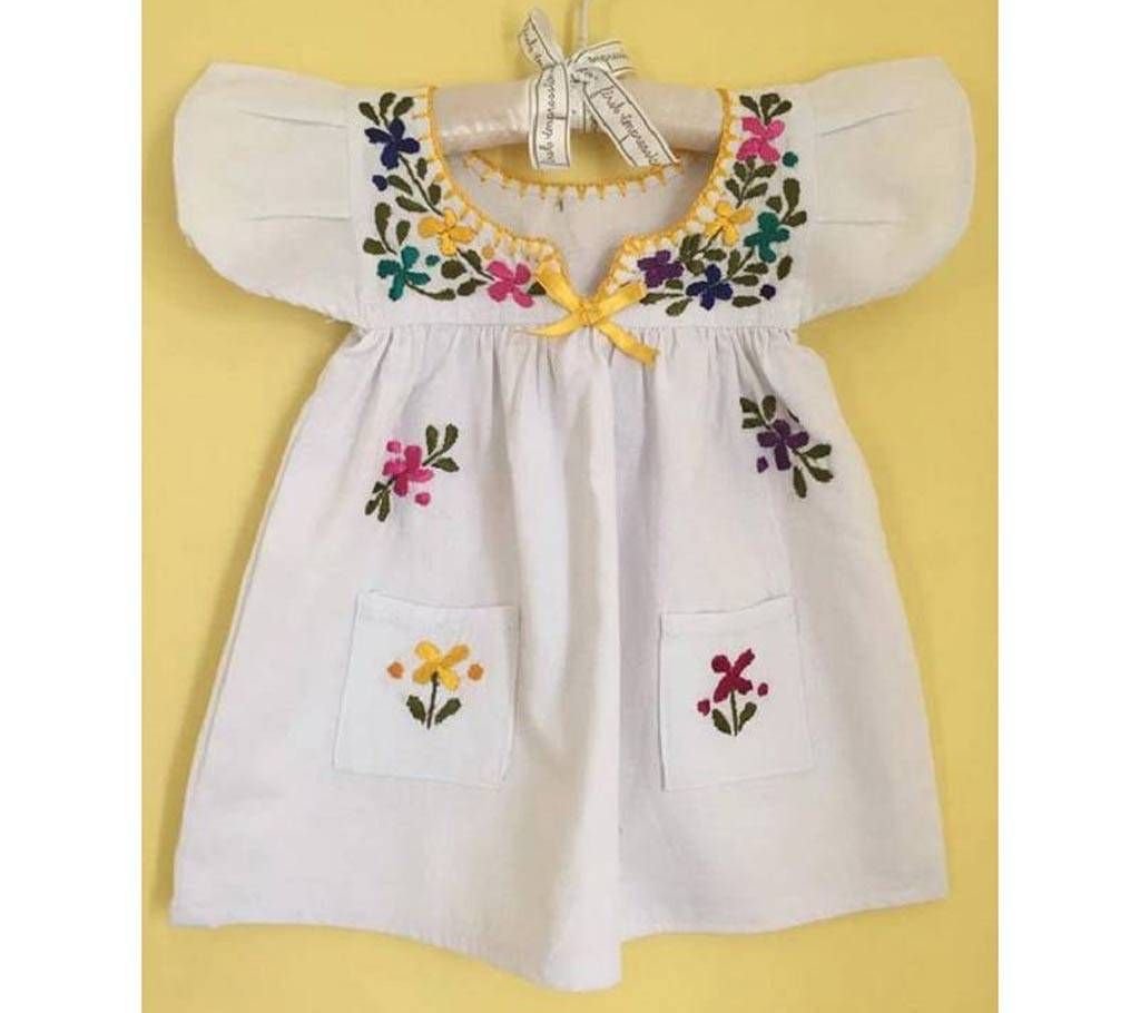 Cotton Frock for Baby Girls - 3 to 5 year