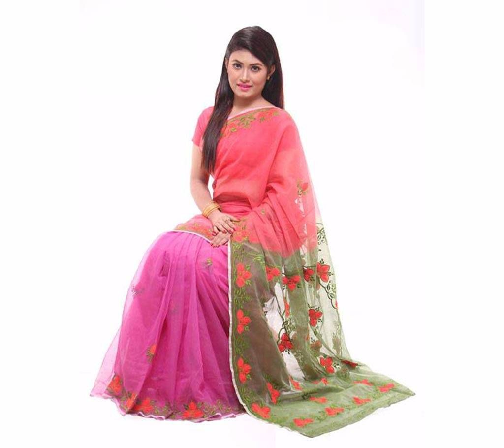3 Sheed Pure muslin Silk Saree