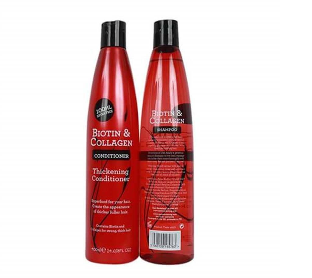 Biotin and collagen shampoo & conditioner 400ml+400ml - UK