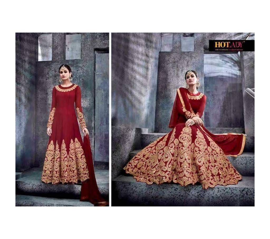 Semi Stitched Georgette 3 piece (Replica)