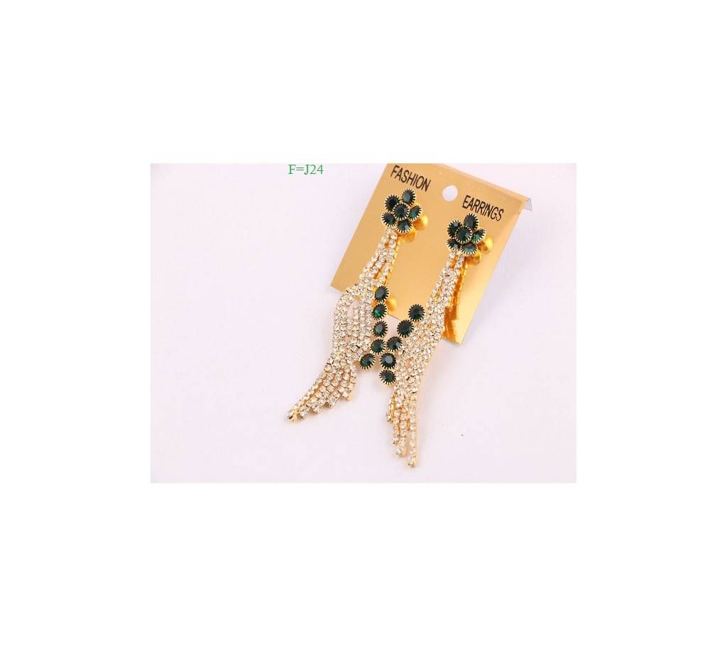 Indian Stone Setting Earrings - 24