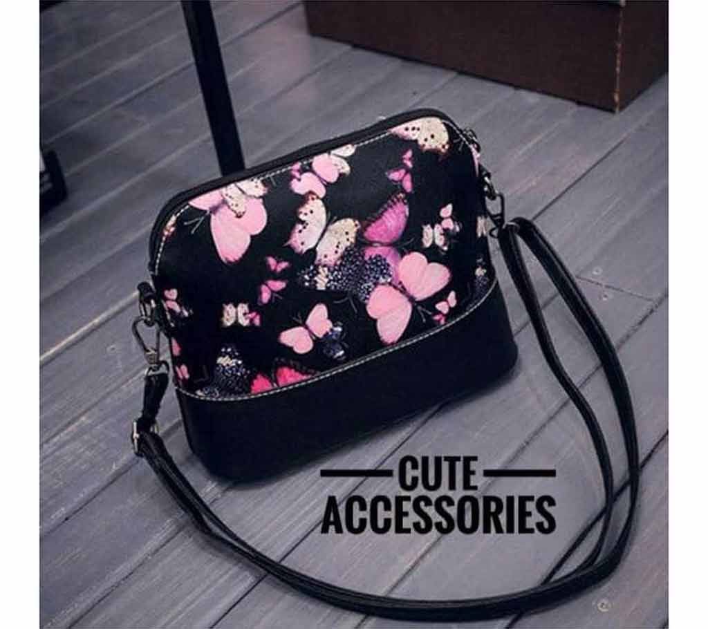 Butter fly printed sling bag