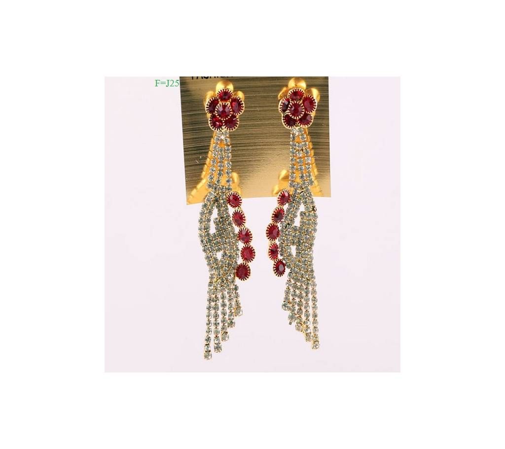 Indian Stone Setting Earrings - 25