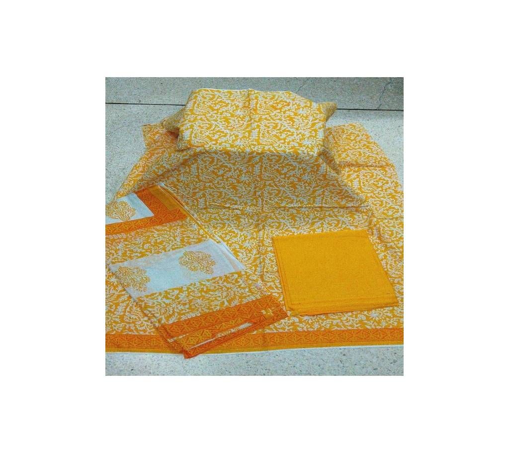 Unstitched Screen print Cotton 3pcs