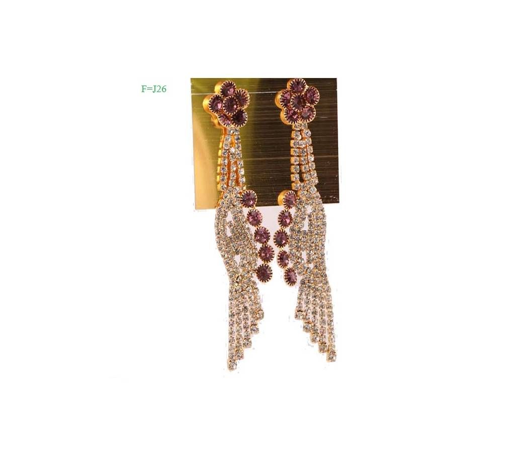 Indian Stone Setting Earrings - 26