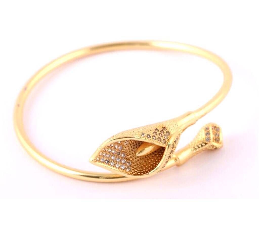 Gold Plated Stone Setting Churi - 1pcs