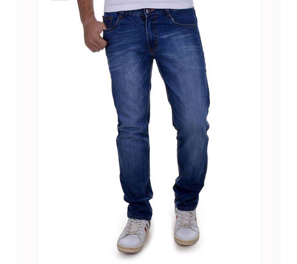 semi narrow fit gents jeans pant 