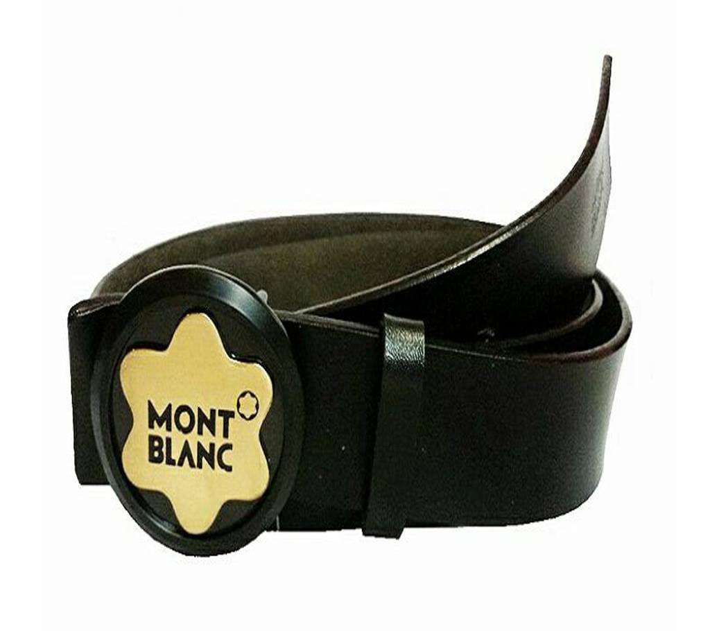 Mont Blanc casual artificial leather belt for men 