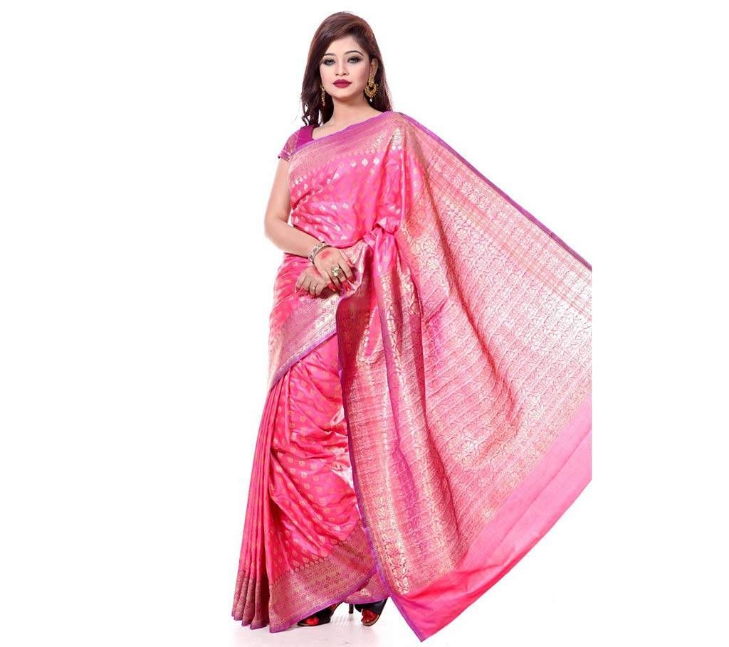 Nondini Katan Saree With Blouse Piece