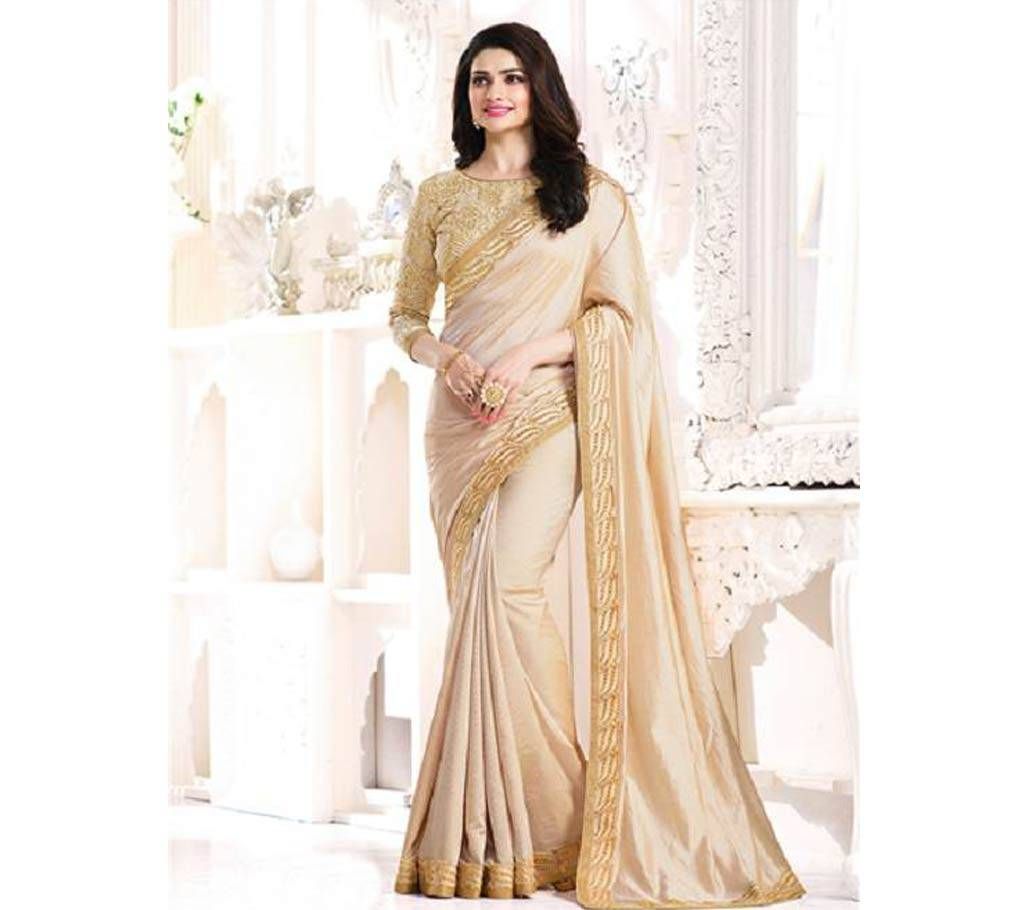 Vinay Fashion Designer Party wear Beige Shaded Georgette Saree 