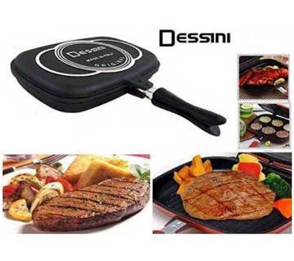 Double sided grill pan-32 cm 