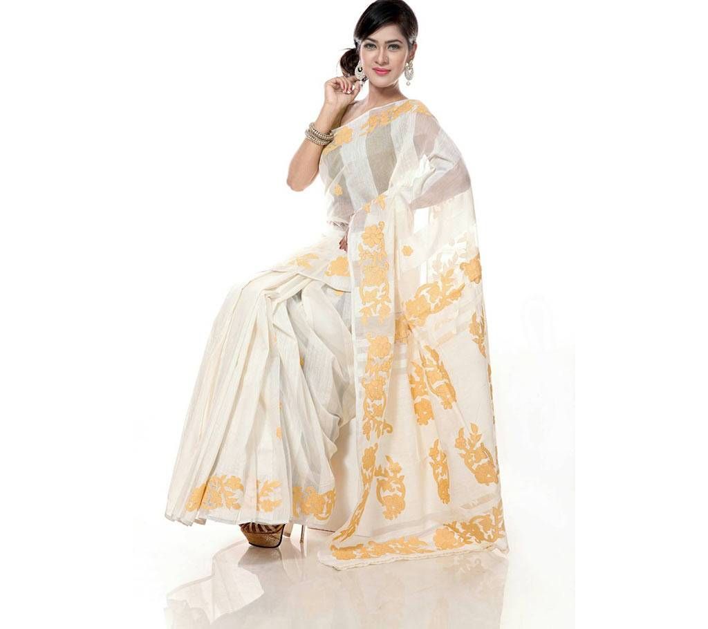 pure andy silk with hand Blouse Piece 