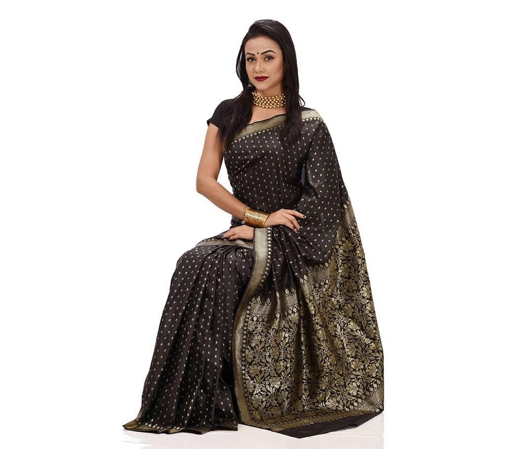 Hazar Buti Katan Saree With Blouse Piece