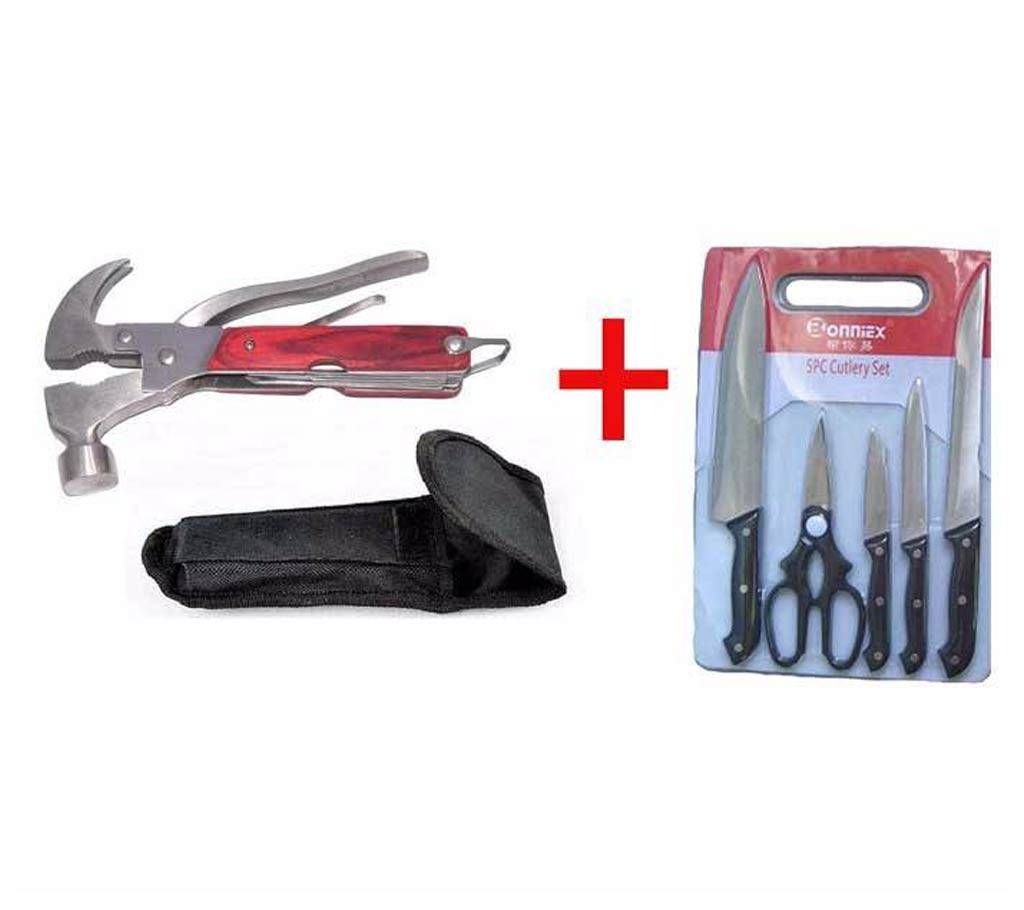 Stainless Steel Kitchenware Set +MacGyver Hammer