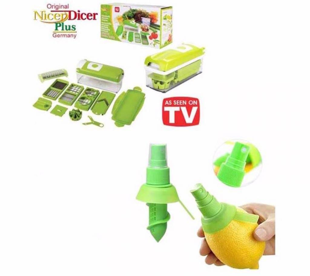 Nicer Dicer +lemon Sprayer Combo