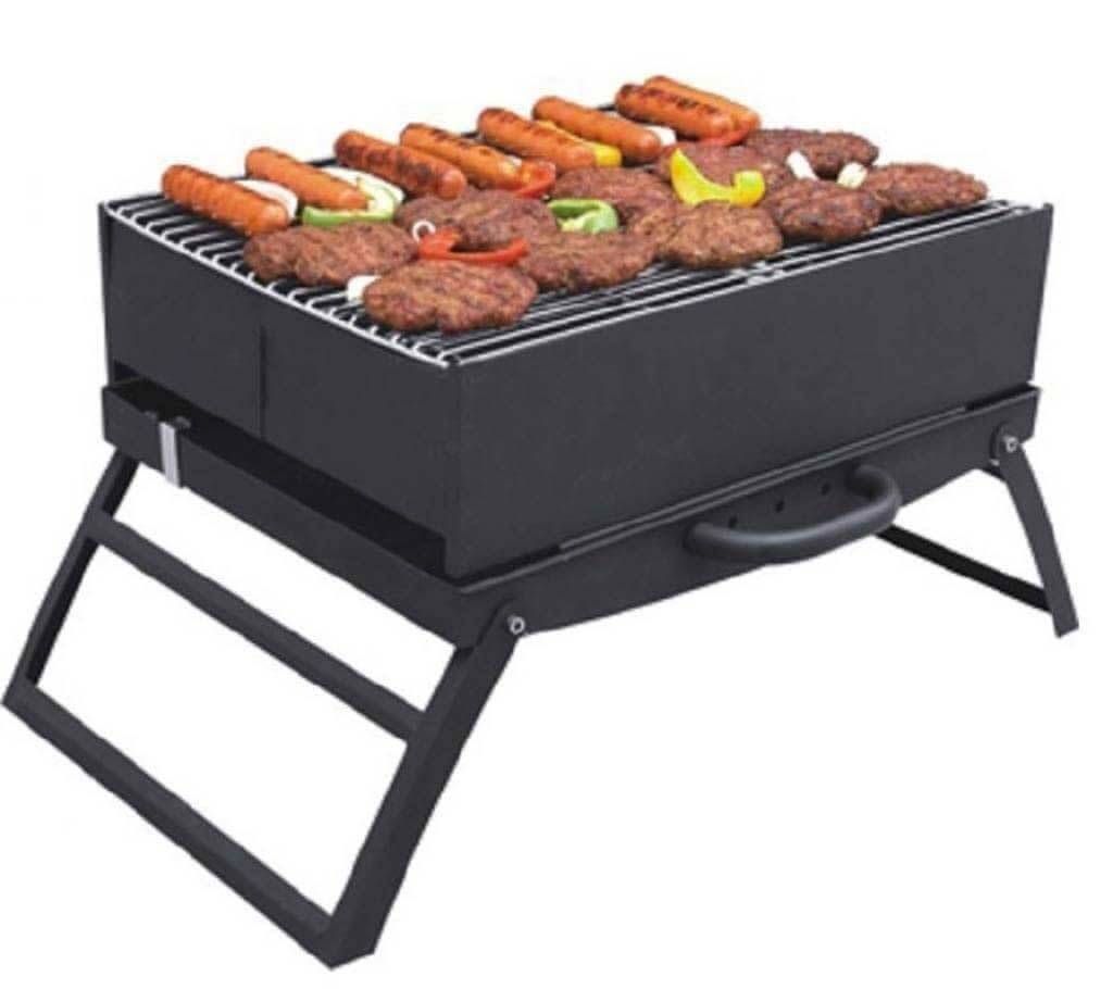 Foldable portable BBQ grill maker 