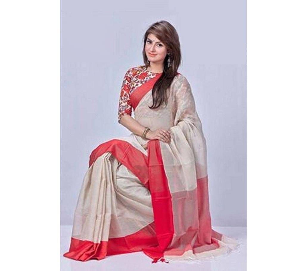 Moslin Cotton Saree