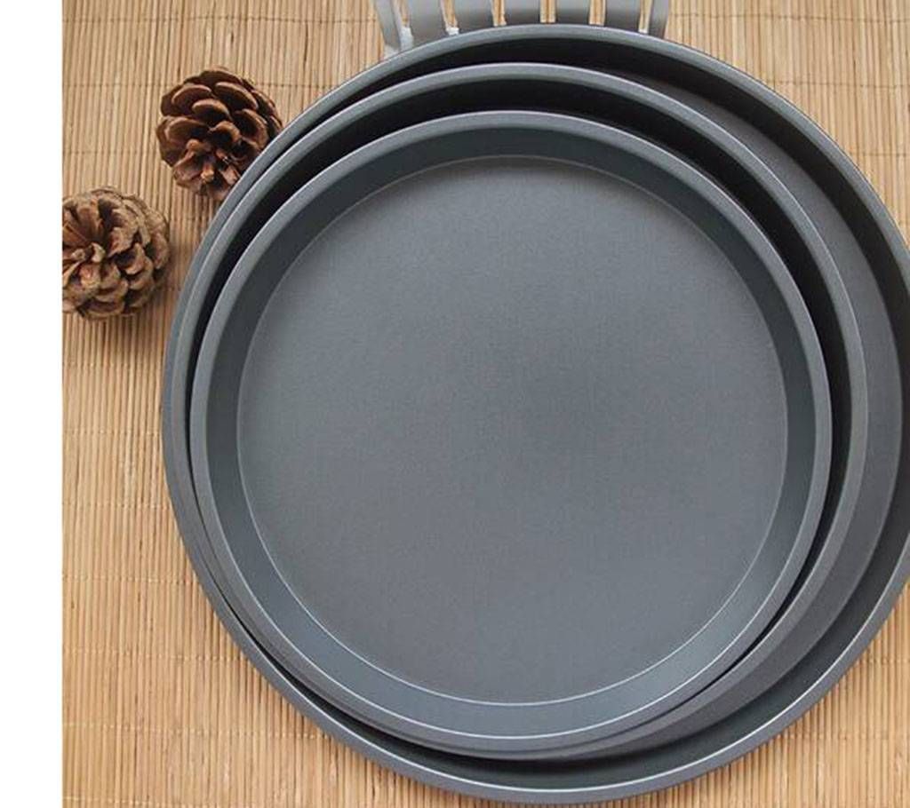 Non Stick Pizza Pan (3 Pcs)