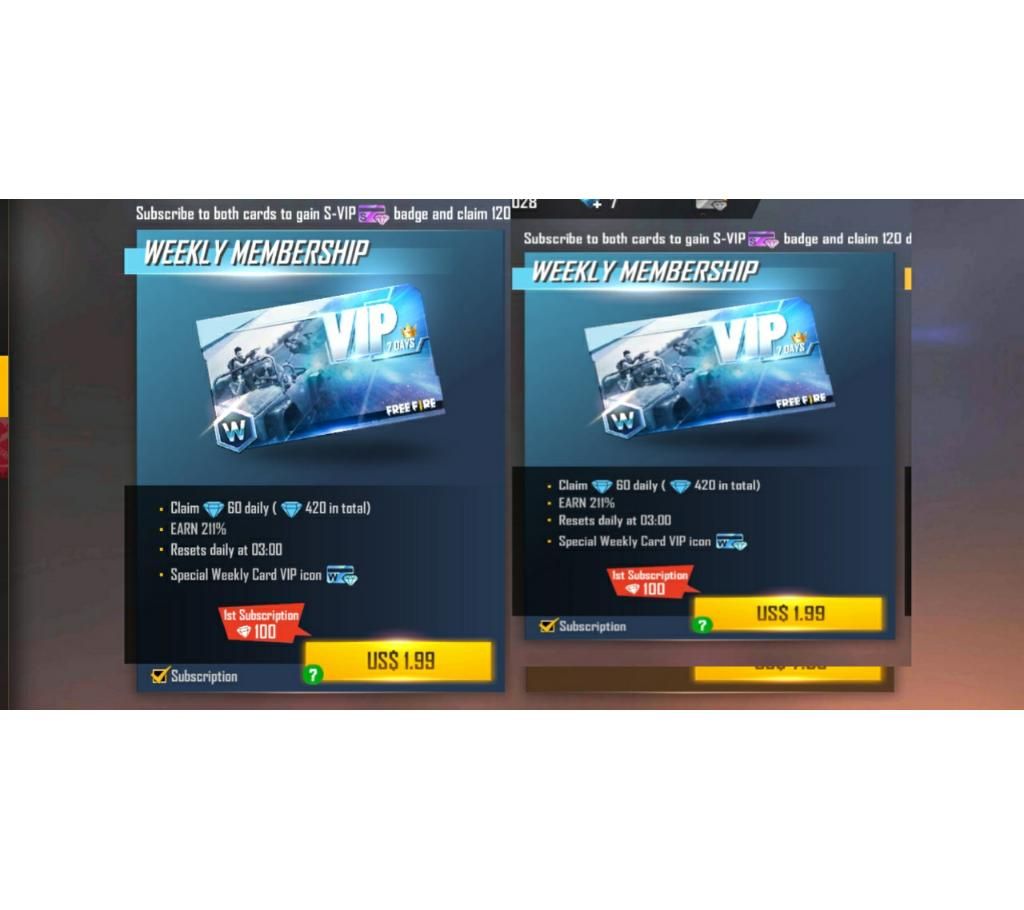 Weekly Membership 