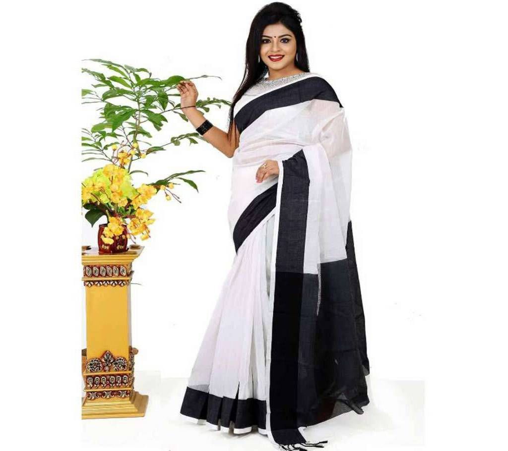 Halfsilk Sada Kalo Sharee