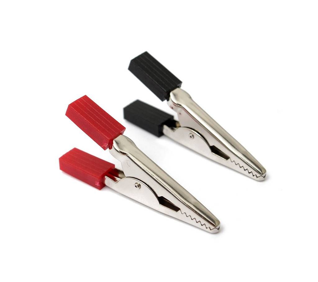 Crocodile Clip (1 piece Red & 1 piece Black)