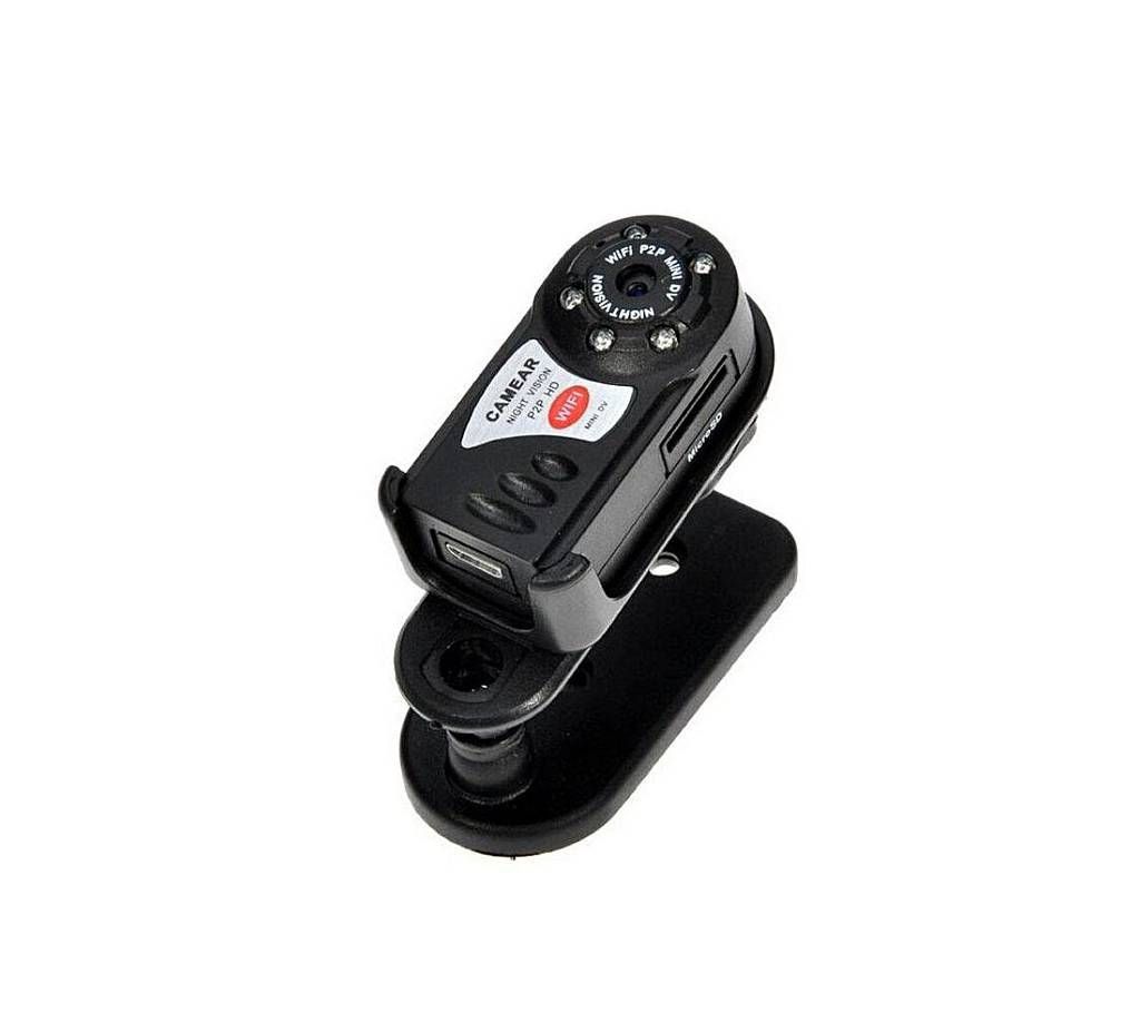 Q7 Mini WiFi Spy HD Camera - Black