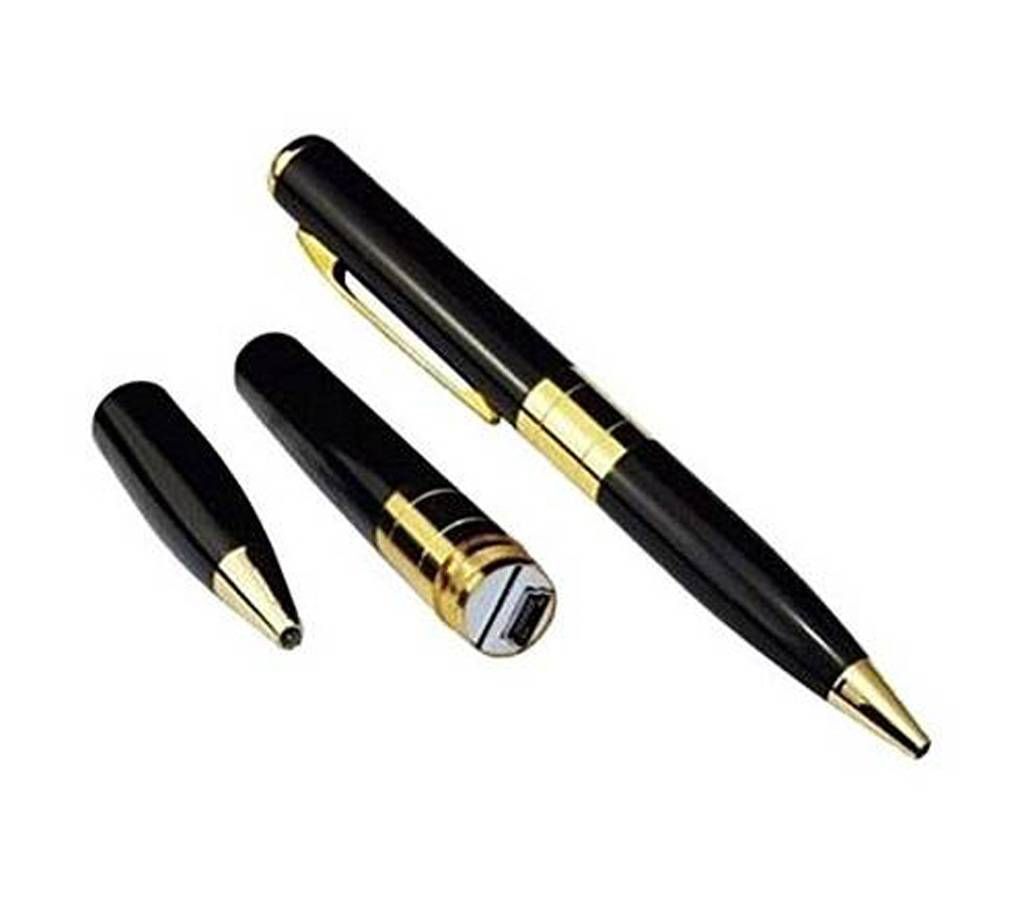 32GB Spy Camera Pen Black & Golden