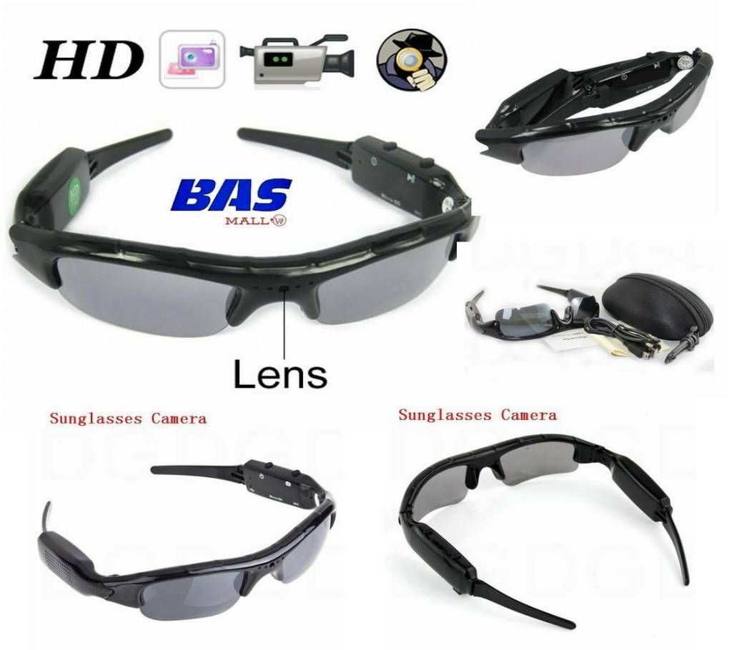 Spy Video Camera Sunglasses with 32GB Memory Support