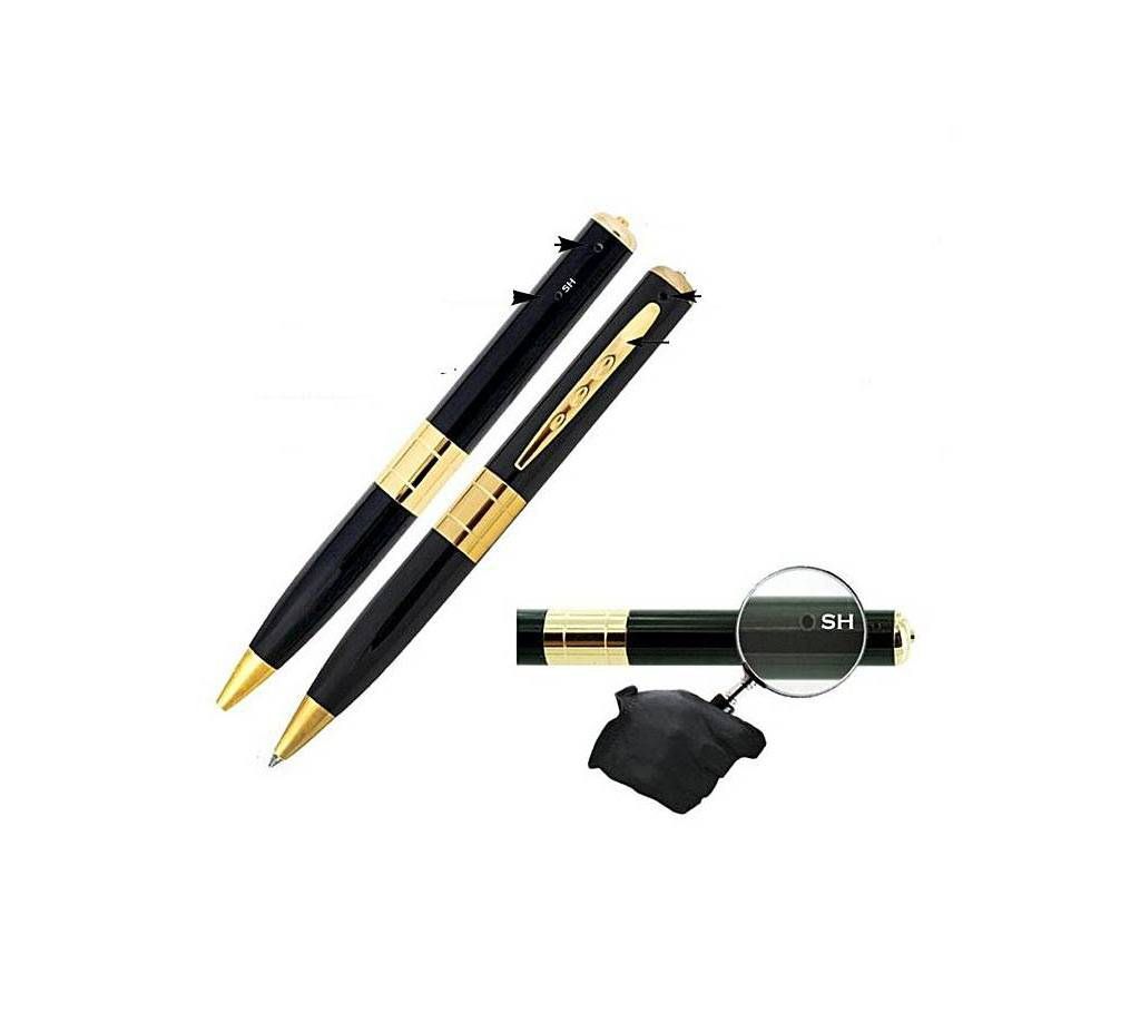 32GB Spy Camera with Pen drive  Black and Golden