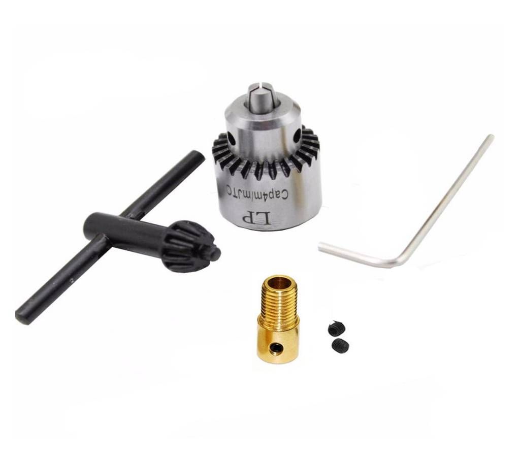 Mini drill chuck (0.3 - 4.0 mm bit supported)