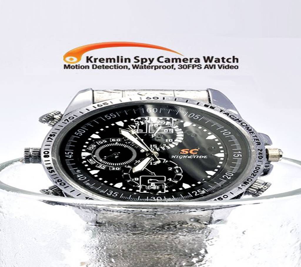 Spy Camera Watch HD 32GB Waterproof Steel-Belt