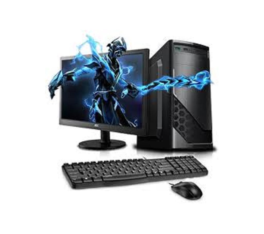Desktop CPU Intel Core i7 RAM 4GB HDD 500GB with HP 22" LED