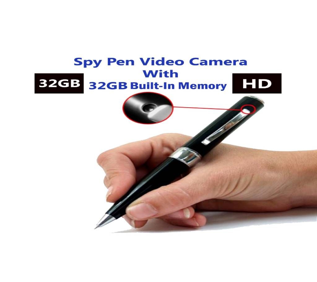 Spy Camera Pen HD Built-in 32GB Memory