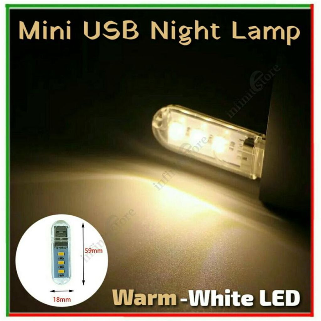 USB Night Reading Lamp (Warm-White)