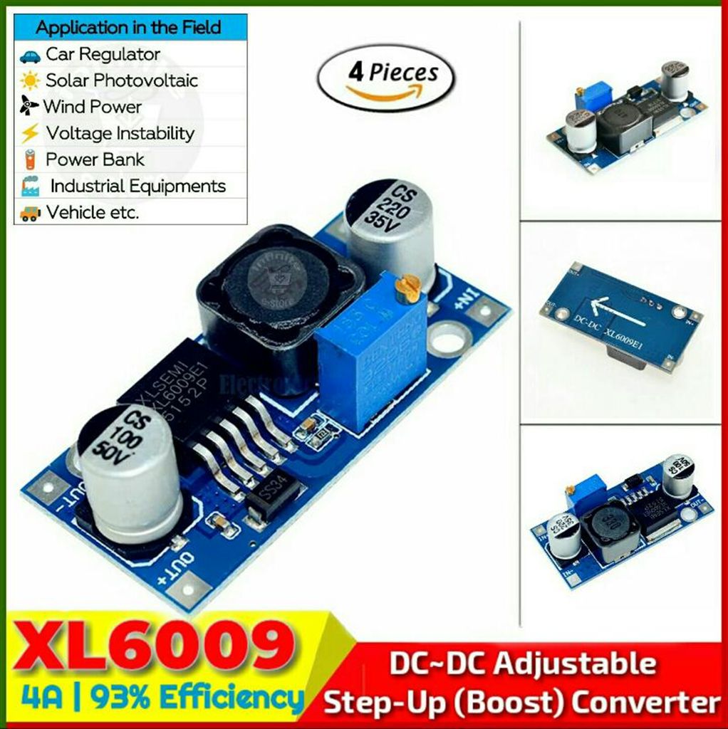 DC Step Up Converter XL6009  4pcs