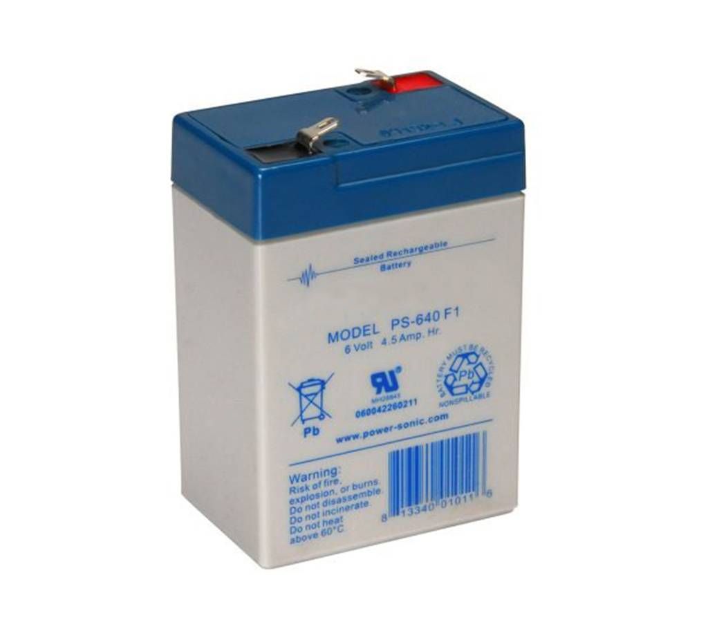 6V 4.5Amp Battery (Long Life)