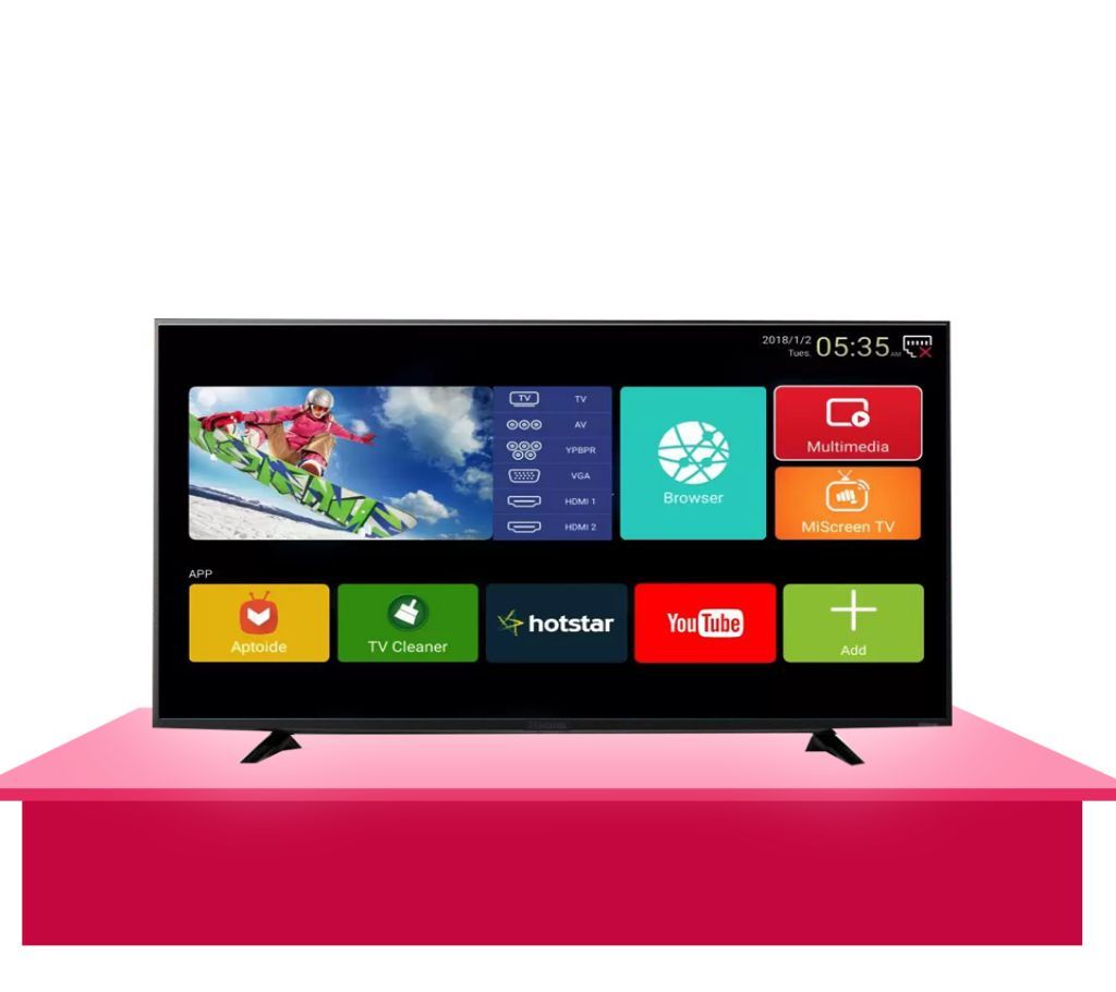 32" Double Glass Smart Android Led TV